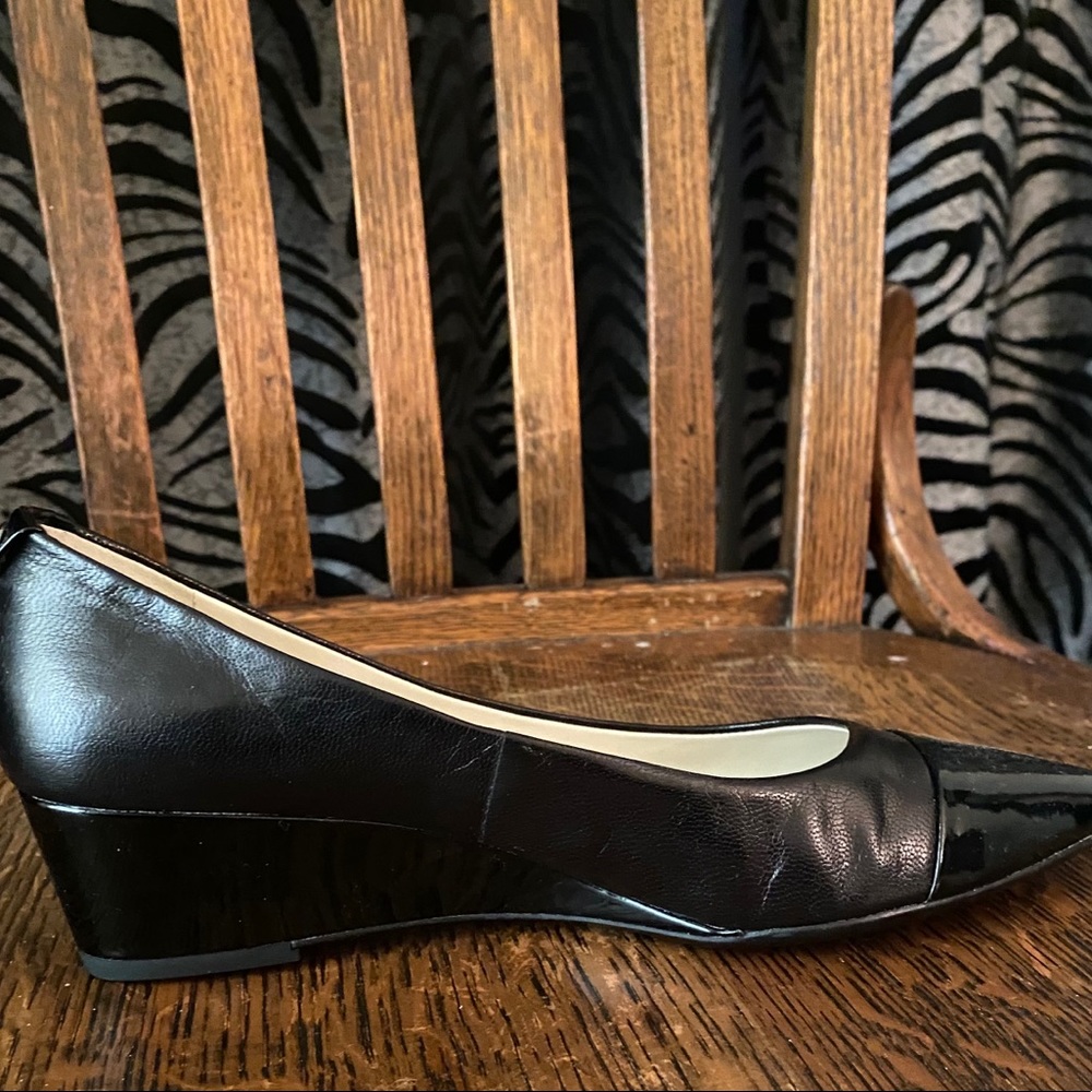 Black Anne Klein Wedges
